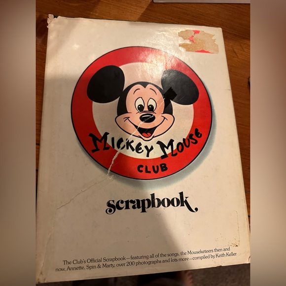 Mickey Mouse Club Scrapbook Hardcover - vintage 1975 - Picture 1 of 2